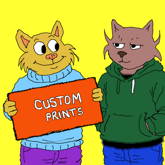 Rusty and Walter Custom Print